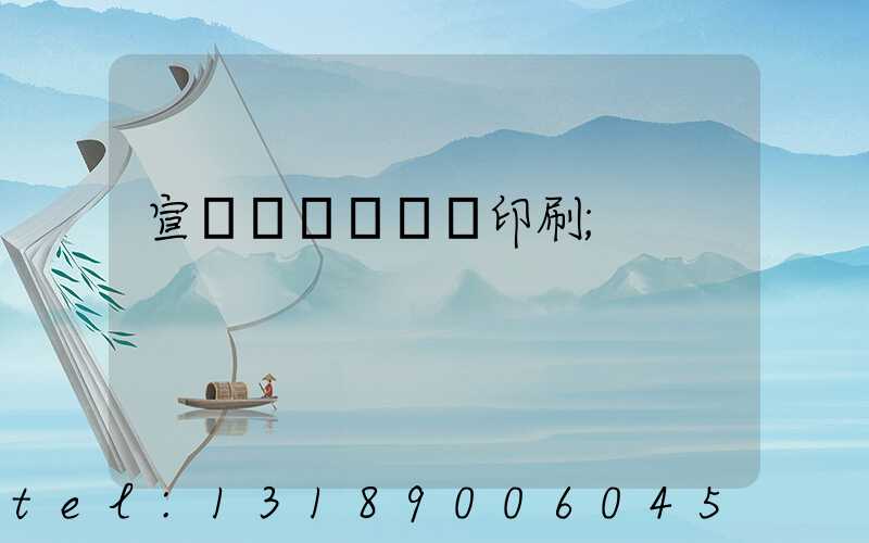 宣傳冊畫冊設計印刷