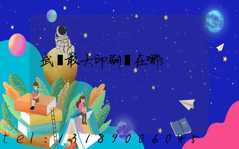 武漢最大印刷廠在哪