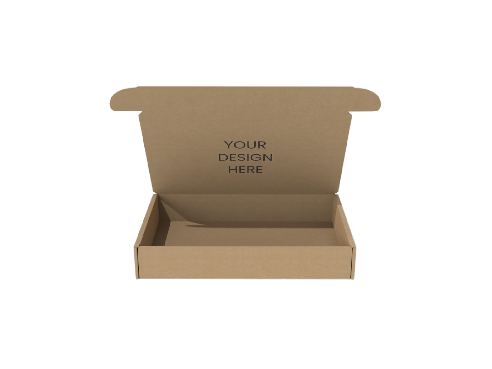 紙包裝盒定制需求分析-免孔無側(cè)翼飛機(jī)盒型設(shè)計(jì)結(jié)構(gòu)圖